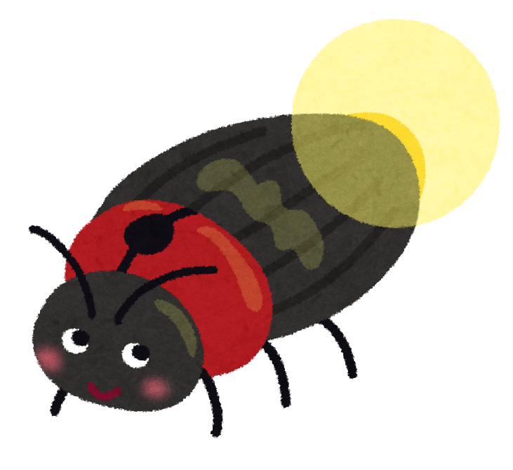 光っている蛍